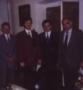 Od prawej : W. Kolman, Dyr. Jaszewski, J. Gua